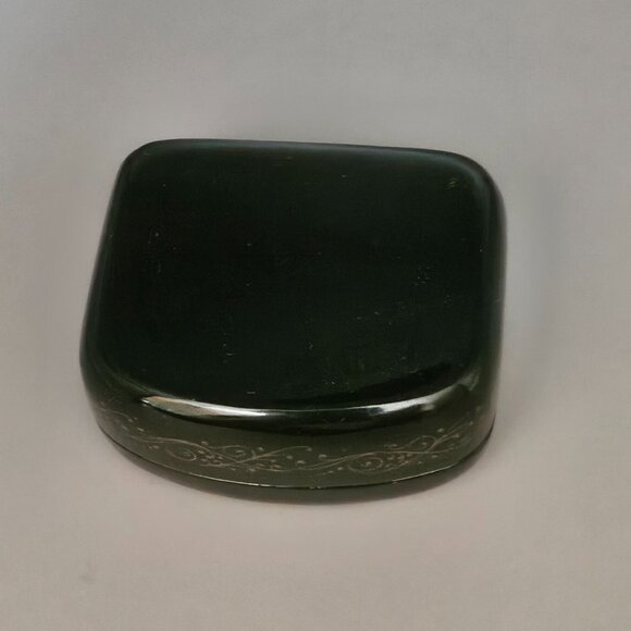 Vintage Miniature Russian Lacquer trinket jewerly box; ring box - Picture 6 of 8